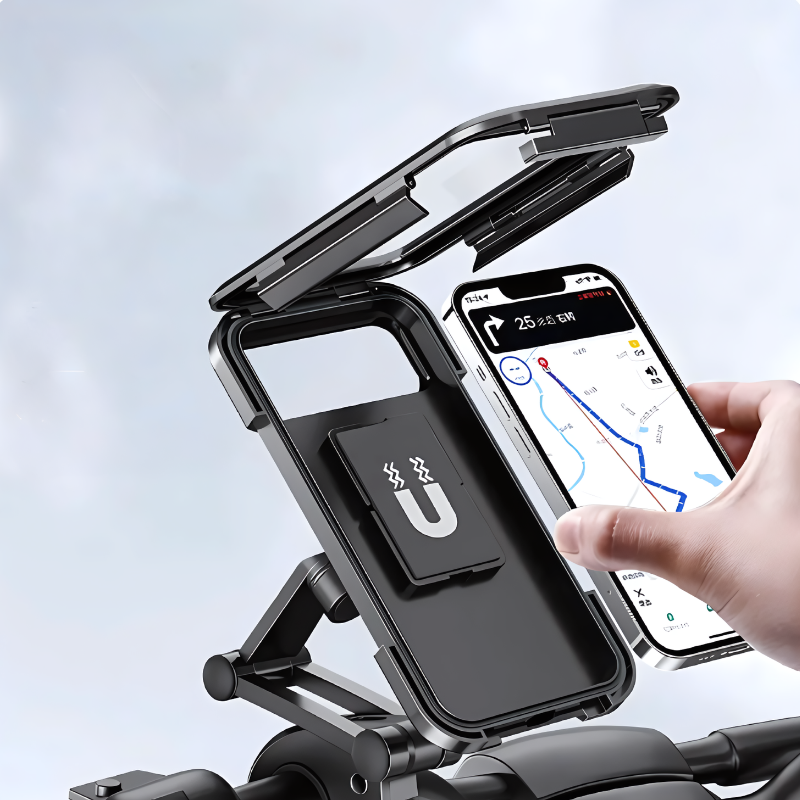 Maliben | Saferide Waterproof Smartphone Holder – 360° Rotating For Bike And Rain Weather