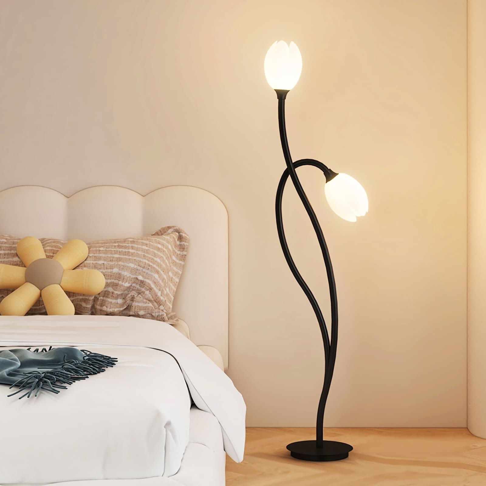 Maliben Modern Flower Floor Lamp with G9 Socket