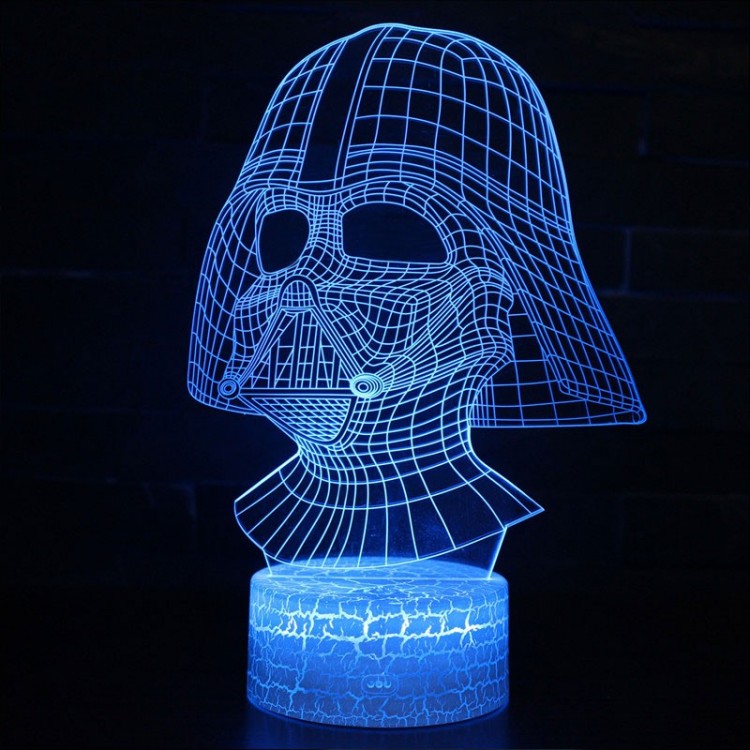 Maliben | 3d Lamp Star Wars Helmet Darth Vader