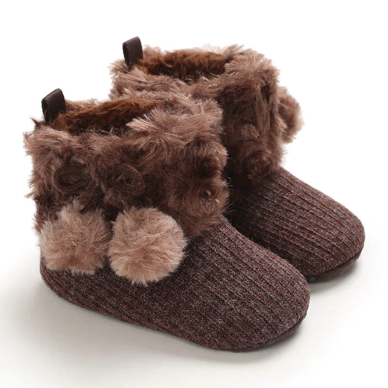 Maliben | Warm Baby Winter Boots – Soft, Cushioned Slippers With Non-Slip Sole