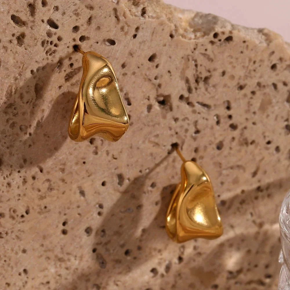 Maliben | Melting Abstract Dainty Earrings