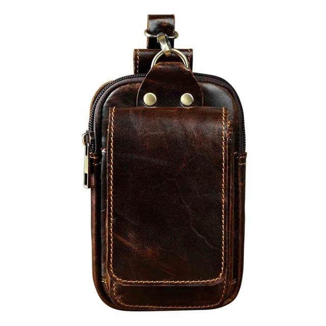 Maliben Guardian Leather Waist Bag — Men's Genuine Leather