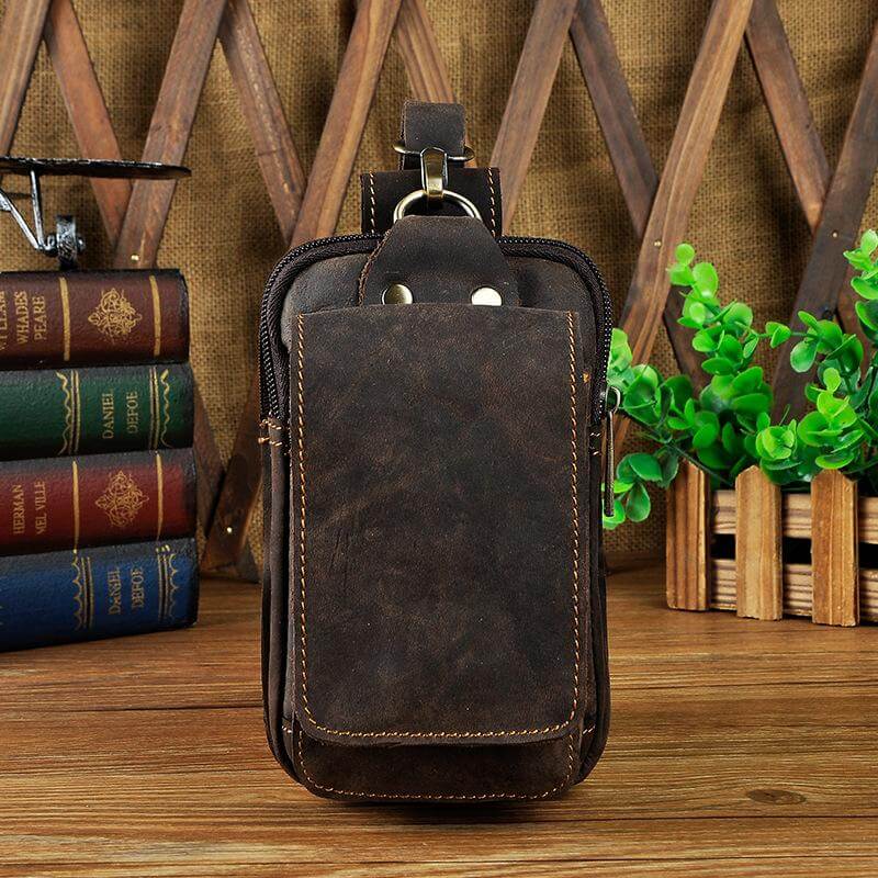 Maliben Guardian Leather Waist Bag — Men's Genuine Leather
