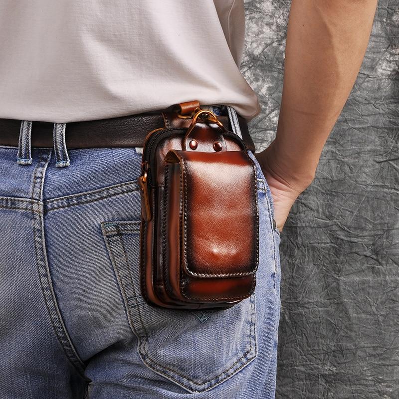 Maliben Guardian Leather Waist Bag — Men's Genuine Leather
