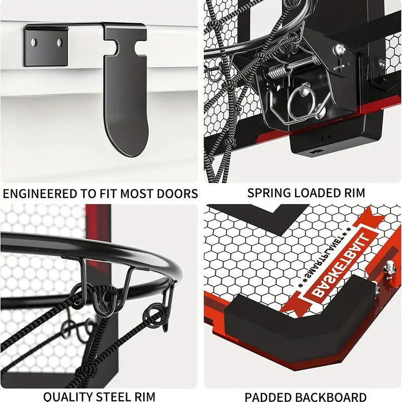 Maliben | Mini Basketball Frame With Electronic Scoreboard - Bouncepro