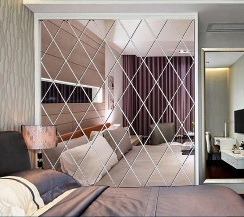 Maliben | Mirrashape 3d Mirror Triangles – Transform Your Walls With Modern Depth And Shine