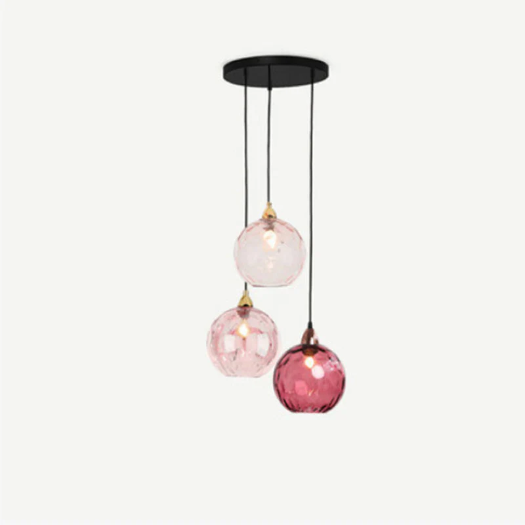 Maliben | Modern Cluster Pendant Light With 3 Lamps - Cascade