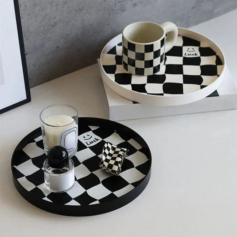 Maliben | Monochrome Chessboard Storage Tray