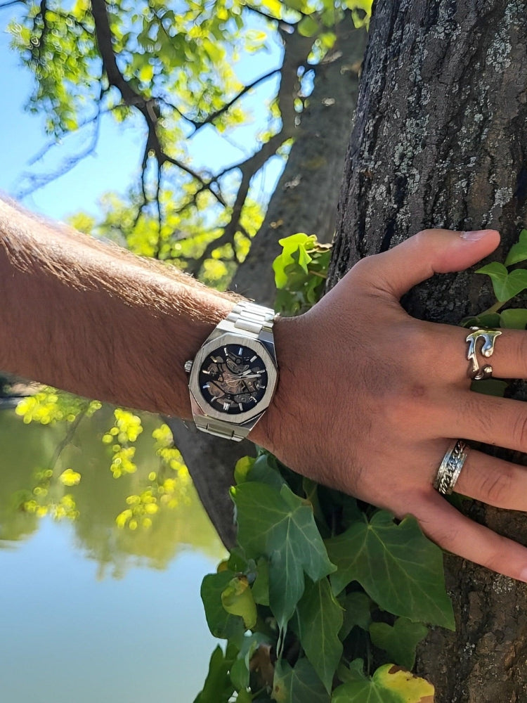 Maliben | Blaise - Chronograph Watch Leather - Timeless Elegant
