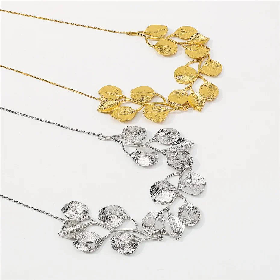 Maliben | Natures Leaf Statement Necklace
