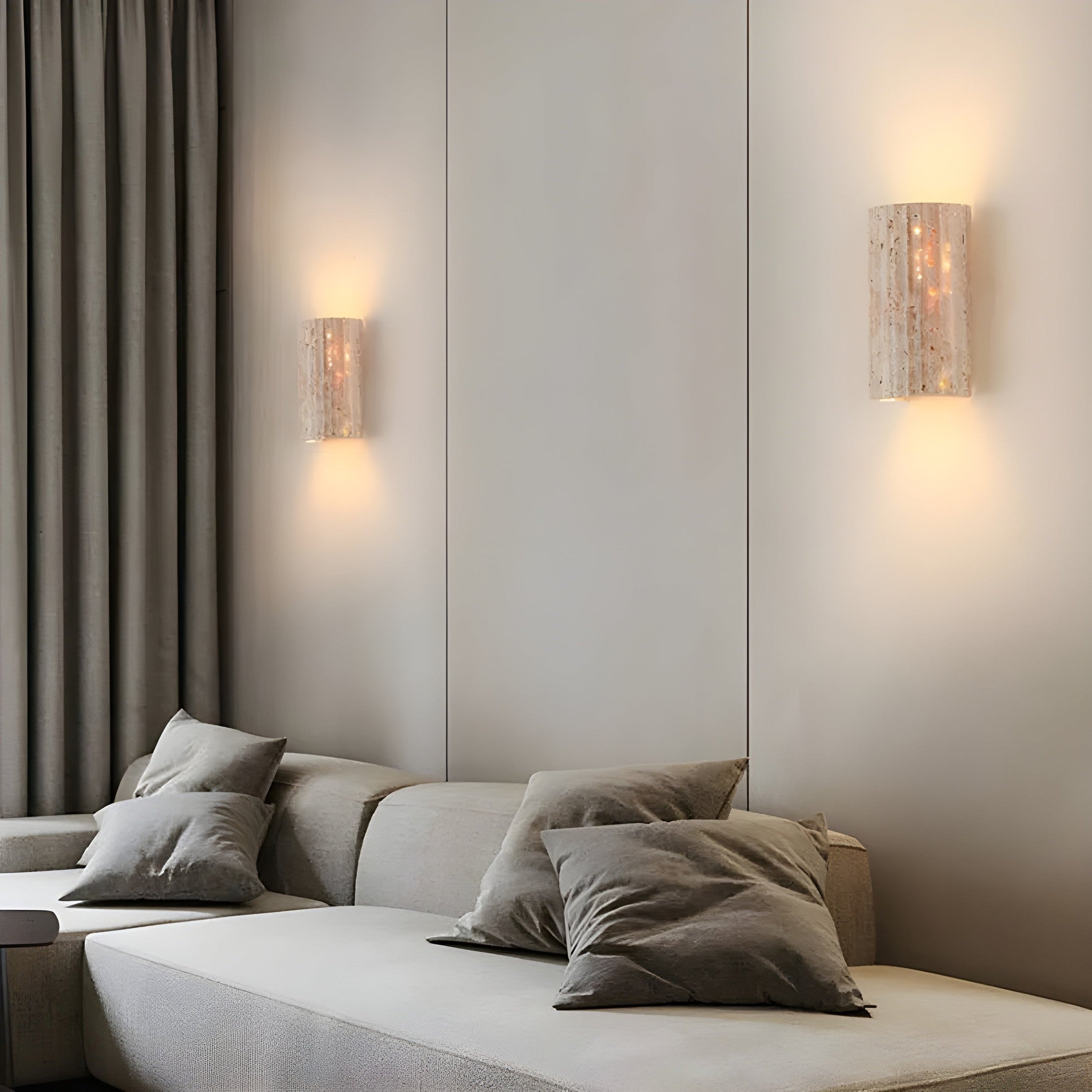 Maliben | Natural Stone Wall Lamp In Elegant Style