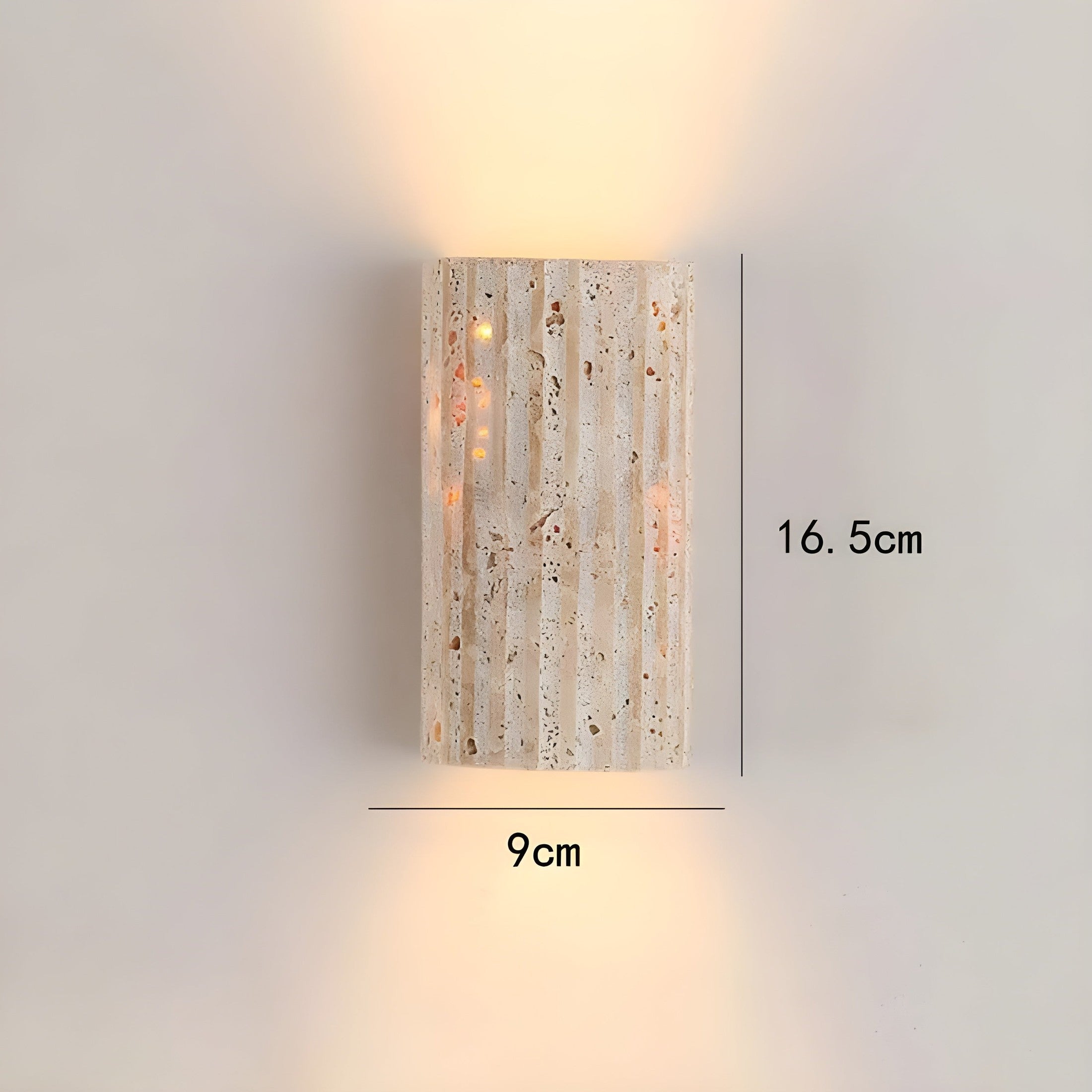 Maliben | Natural Stone Wall Lamp In Elegant Style
