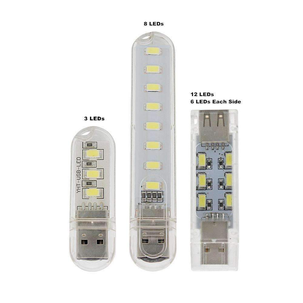 Maliben | Mini Usb Led Night Light - Cold White Lamp