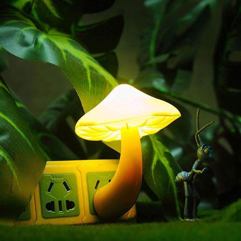 Maliben | Mushroom Led Night Lamp Wall Socket
