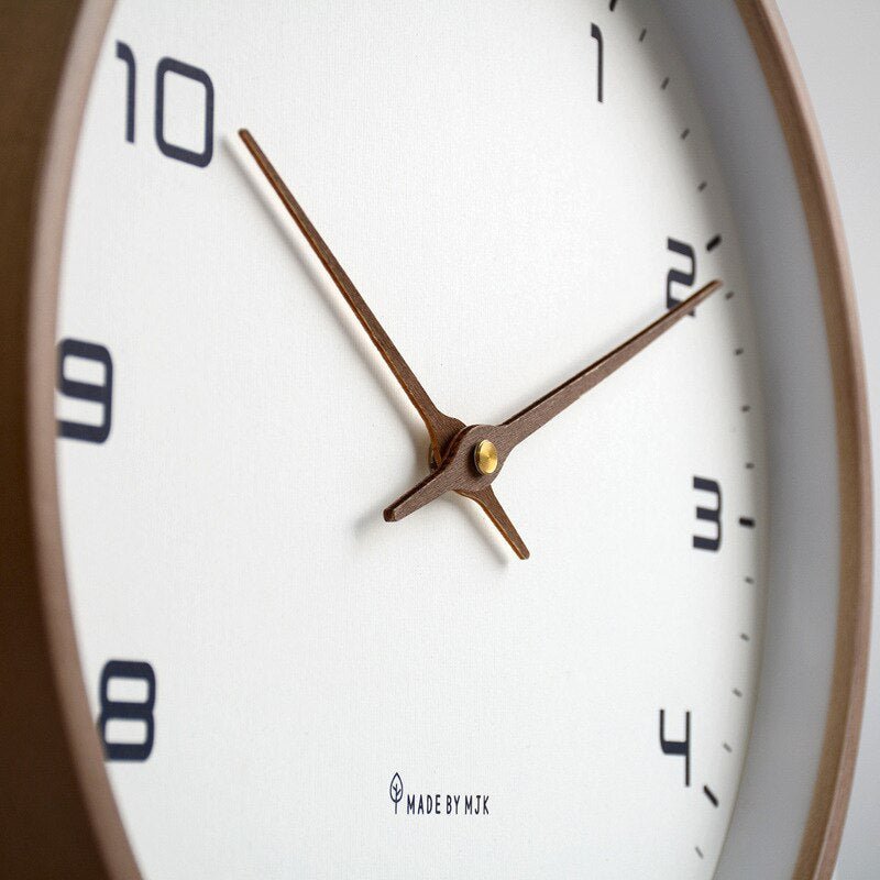 Maliben | Lundtime – Silent Wooden Wall Clock With Scandinavian Design