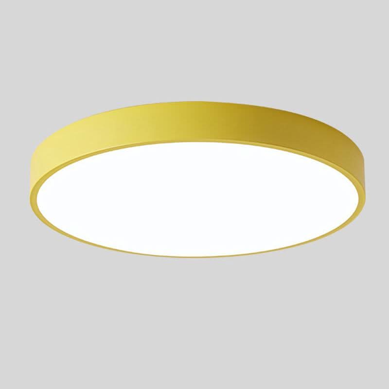 Maliben | Nordic Wood Led Ceiling Light – Macaron Design, 23–30cm