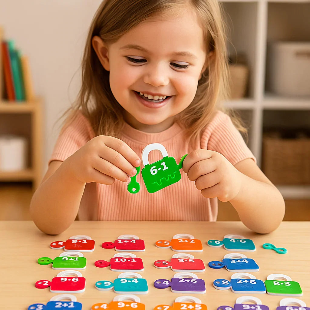 Maliben | Letters And Math Locks And Keys Learning Game