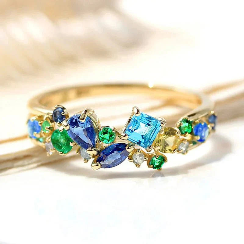 Maliben | Oceanic Gem Mine Dazzling Ring