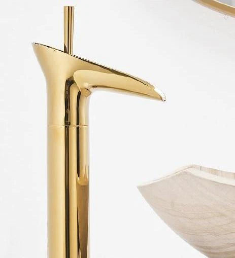 Maliben | Waterfall Antique Faucet Bathroom Sink Faucet Brass Sink Mixers