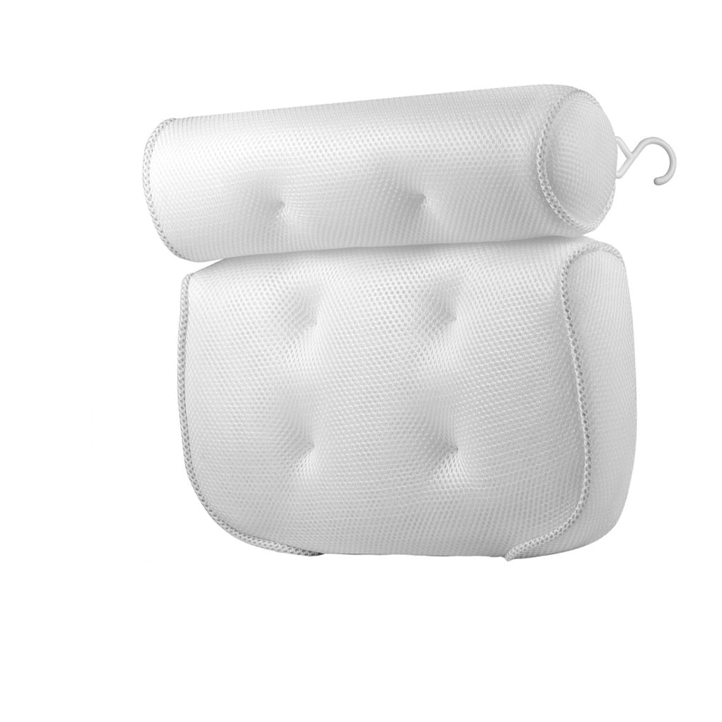 Maliben | Orthopedic Bathtub Pillow - Breathable Bathtub Headrest Pillow Made Of 3d Mesh Fabric With Suction Cups