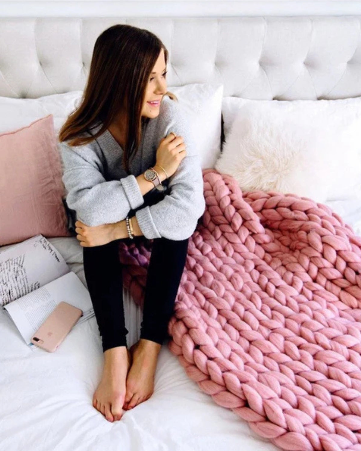 Maliben | Knitted Asymmetrical Women's Sweater
