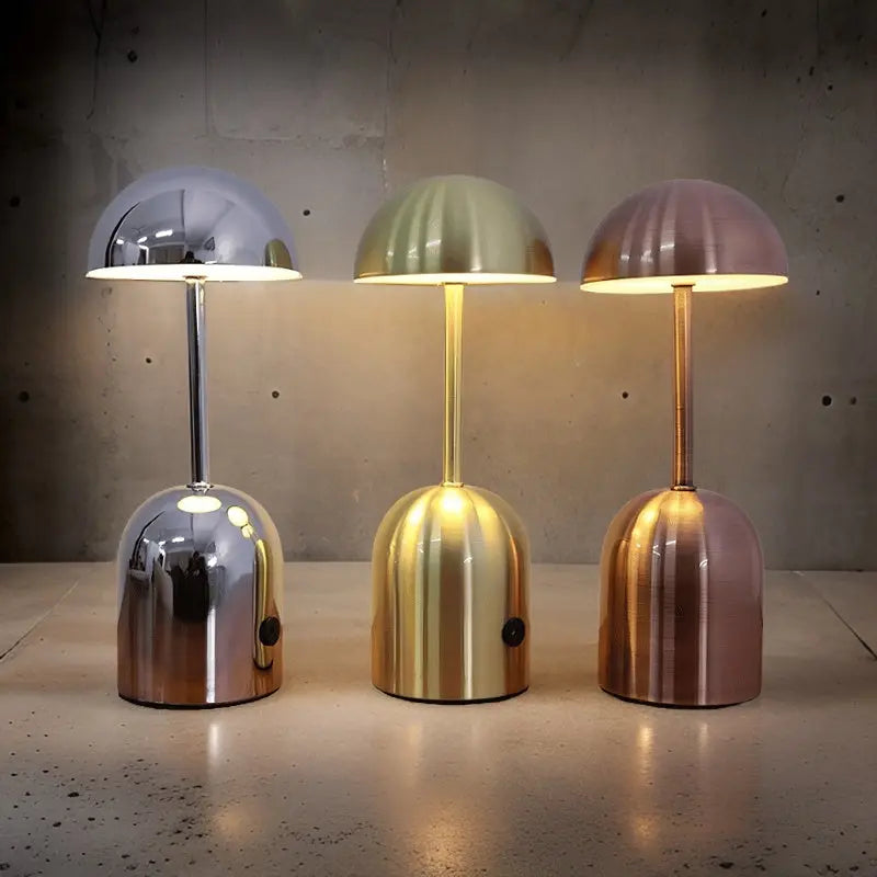 Maliben | Illuminated Mushroom Lamp - Elegant Led Table Lamp Warm White