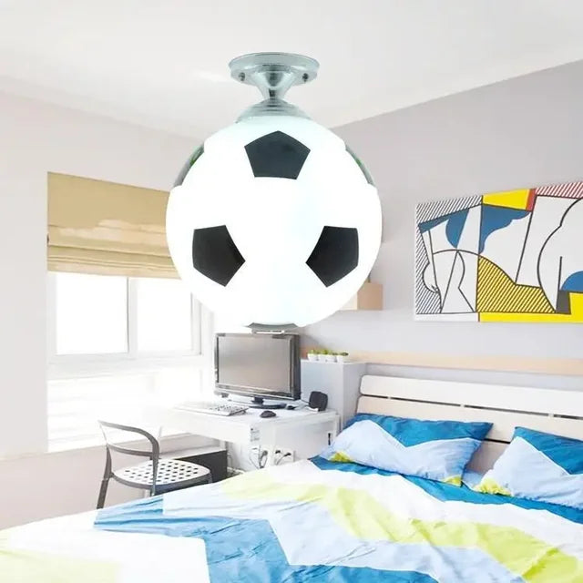Maliben | Playful Football Ceiling Lamp - Goalbright