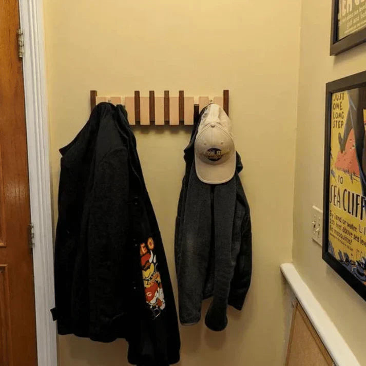 Maliben | Accroche-Mélodie - Wall Coat Rack Japandi - Elegant Storage