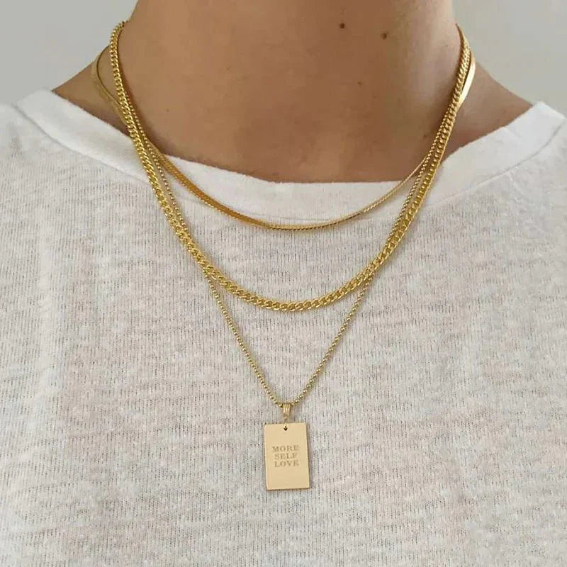 Maliben | Positive Affirmation Engraved Necklaces