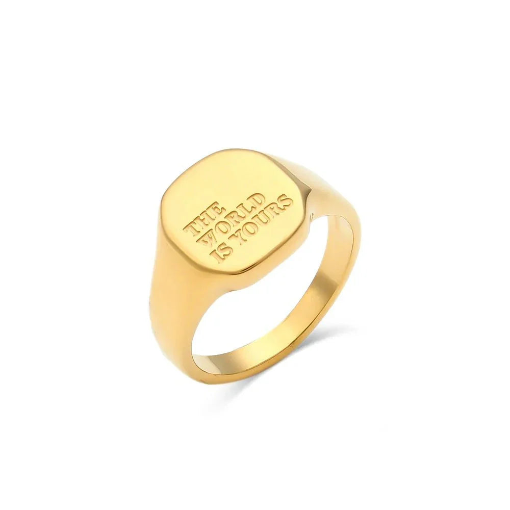 Maliben | Positive Affirmation Engraved Rings