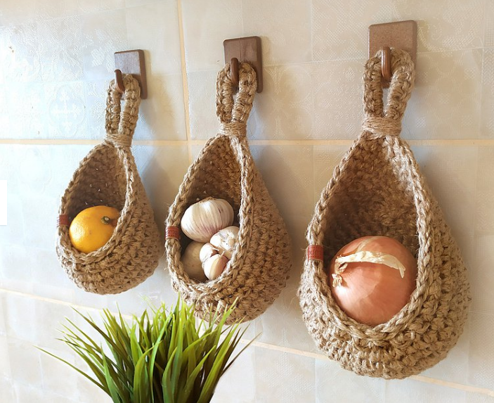Maliben | Hanging Wall Vegetable and Fruit Baskets