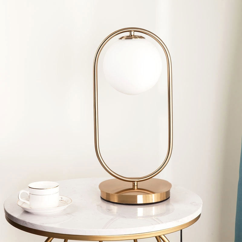 Maliben | Modern Glass Ball Table Lamp