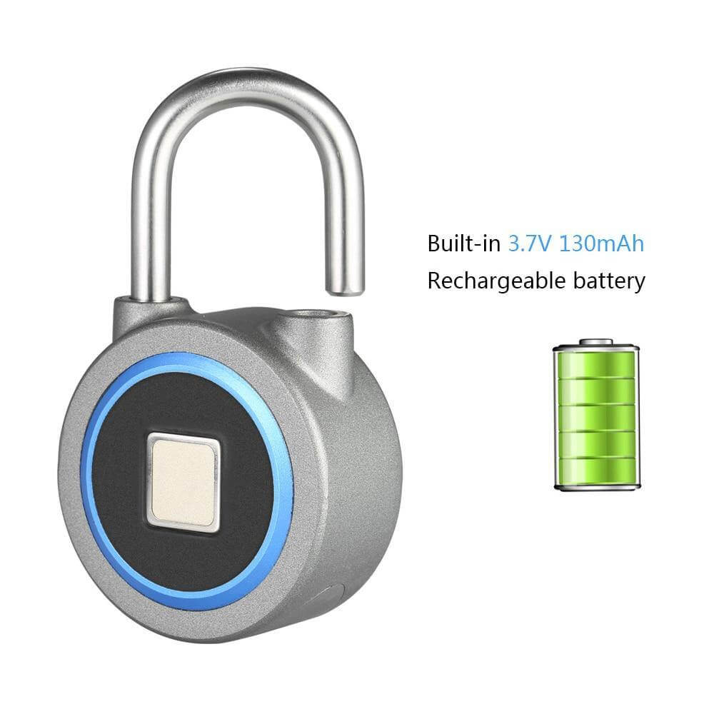 Maliben Smarter Theft Protection Fingerprint Keyless Padlock