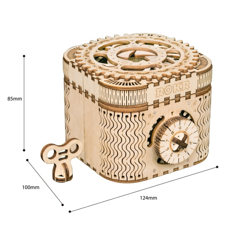 Maliben | 3d Wooden Puzzle Jewelry Storage Box