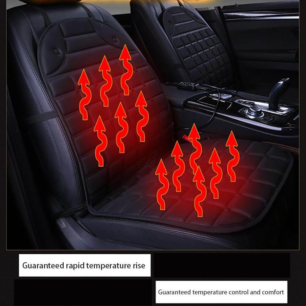 Maliben | Universal 2pcs/Set 12v Heated Car Seat Cushion Pad