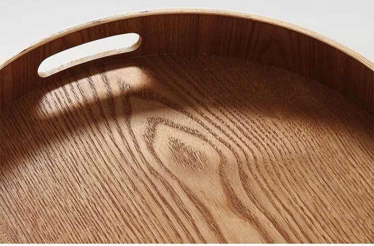 Maliben | Slim, round serving trays made of wood