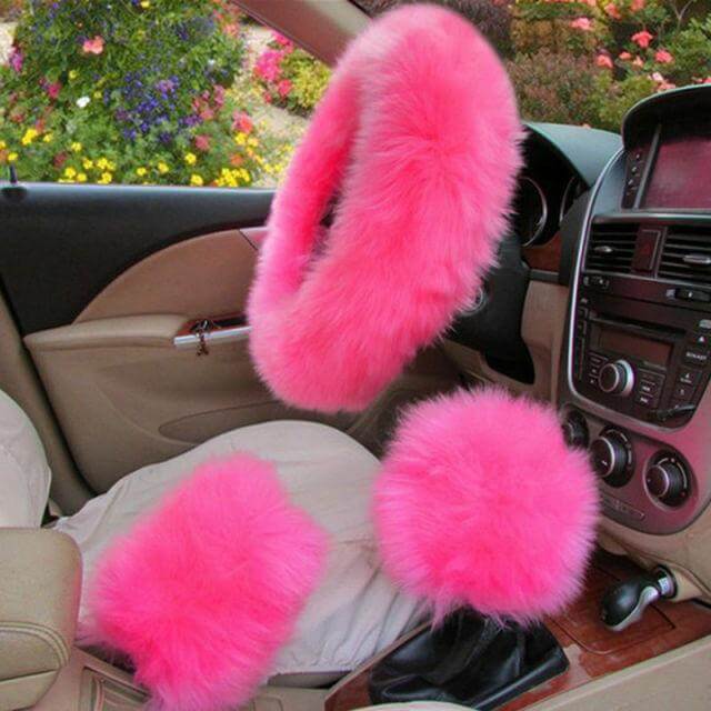 Maliben | Universal Plush Warm Steering Wheel Cover
