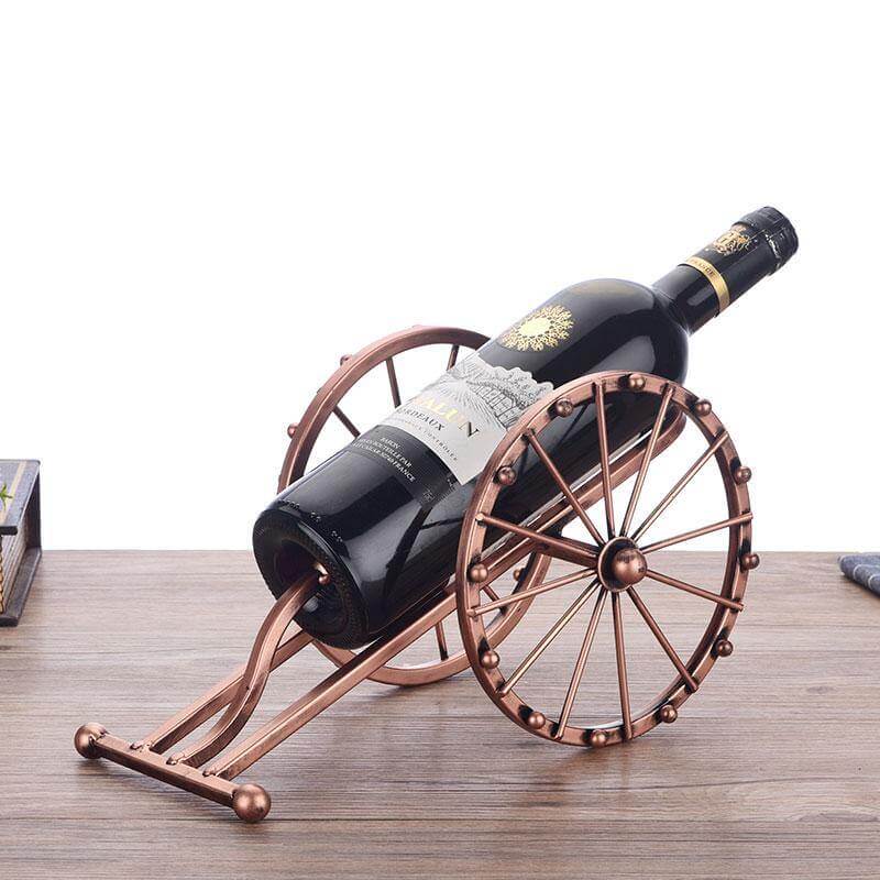 Maliben | Antique Cannon Wine Bottle Holder