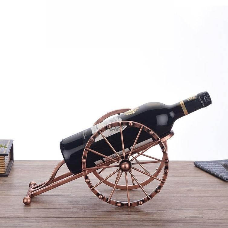 Maliben | Antique Cannon Wine Bottle Holder