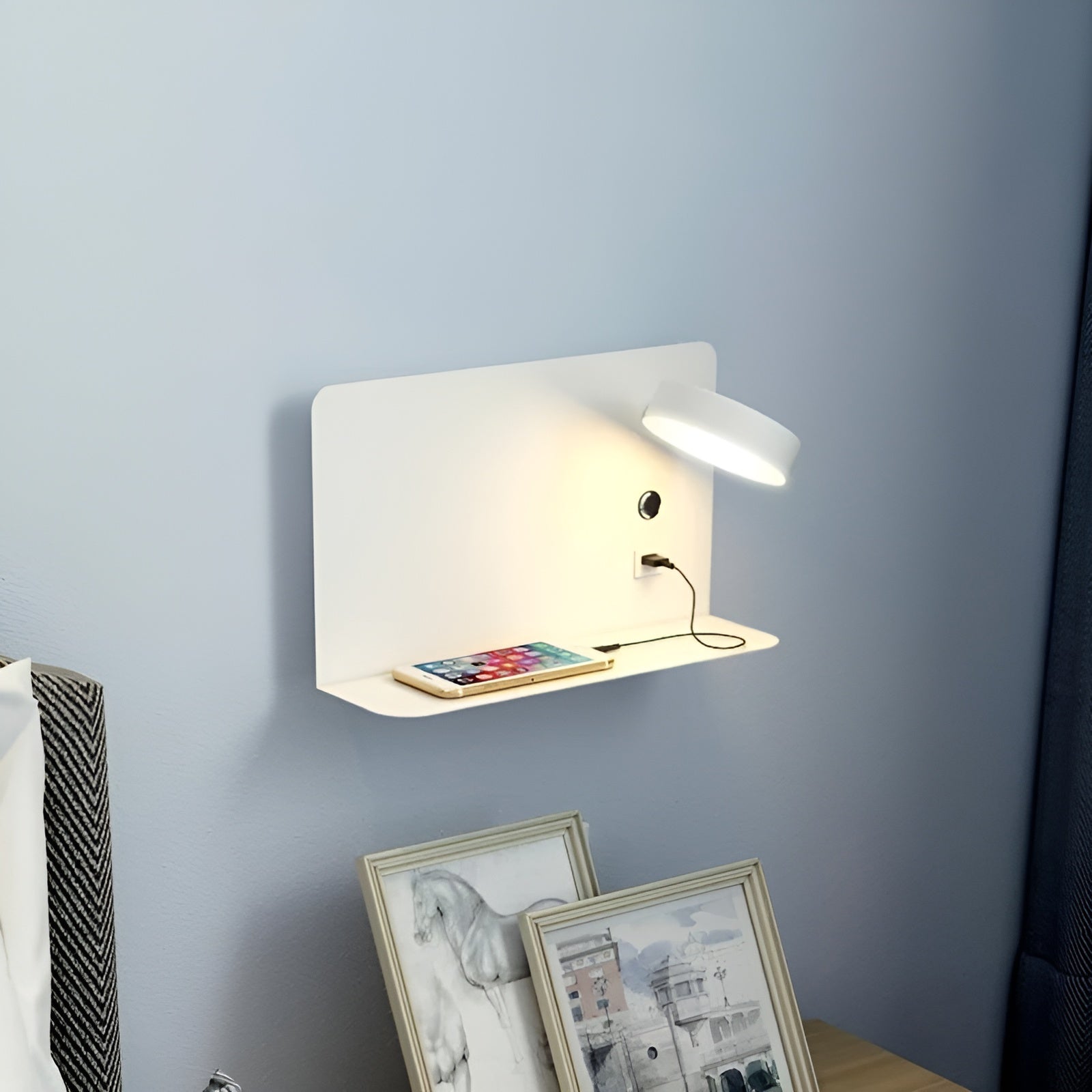 Maliben | Lumicharge Wall Lamp – Rechargeable Elegance With Usb Led Lighting For Luxury Atmosphere