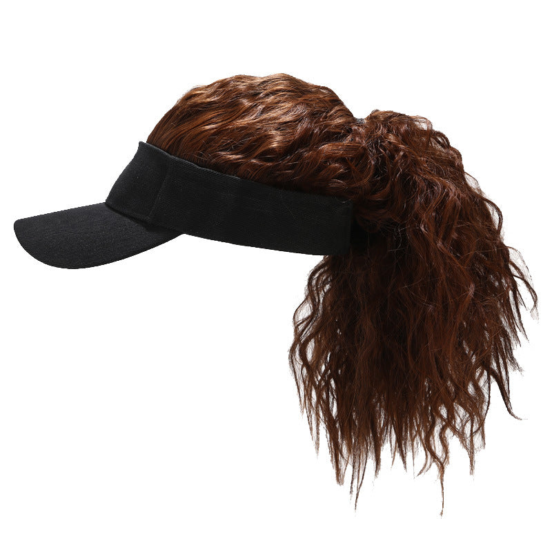 Maliben | Women Artificial Hair Summer Baseball Cap