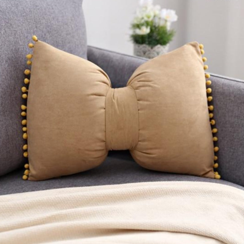 Maliben | Bow-Shaped Decorative Cushion As Decorative Accent