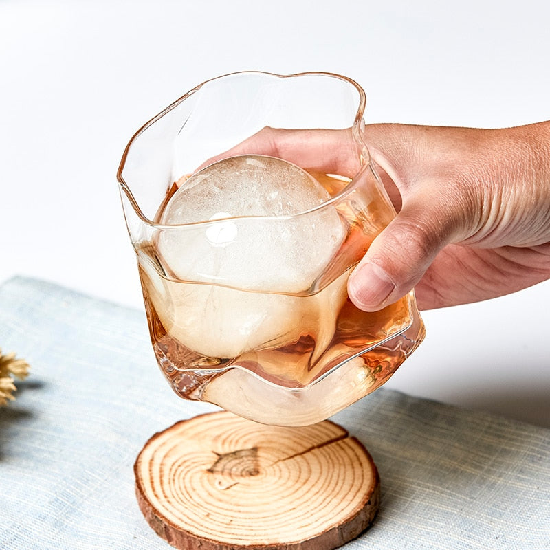Maliben | Distorted Texture Whisky Glass Set