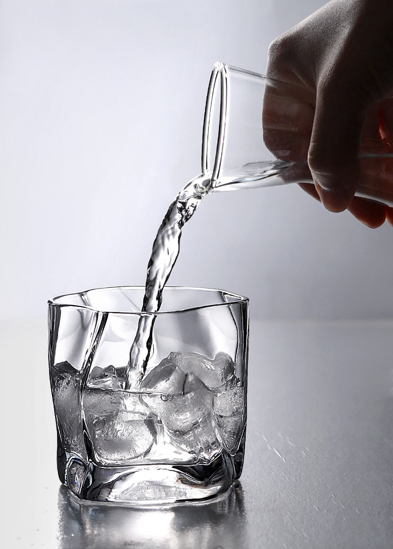 Maliben | Distorted Texture Whisky Glass Set
