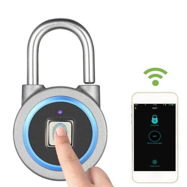 Maliben Smarter Theft Protection Fingerprint Keyless Padlock