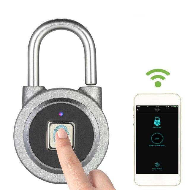 Maliben Smarter Theft Protection Fingerprint Keyless Padlock