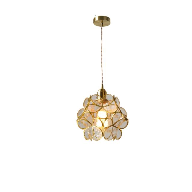 Maliben | Modern Flower Shape Glass Led Pendant Lamp