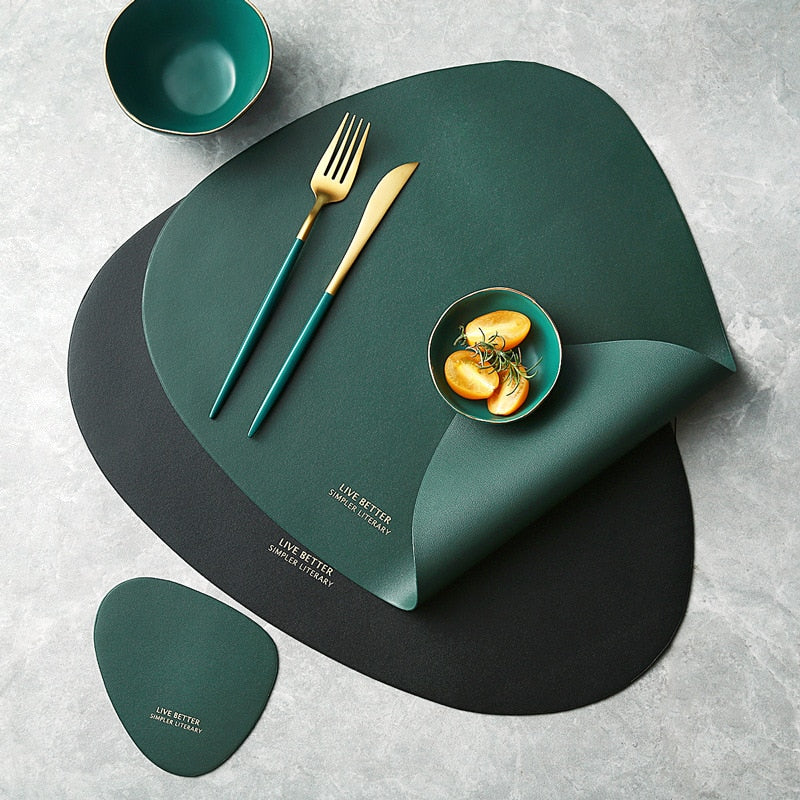 Maliben | 4 Colors Triangle Placemat Set