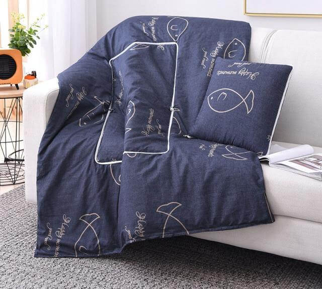 Maliben | 2In1 Colorful Cartoon Pillow Blanket