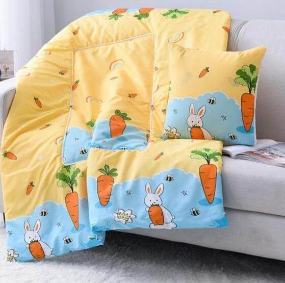 Maliben | 2In1 Colorful Cartoon Pillow Blanket
